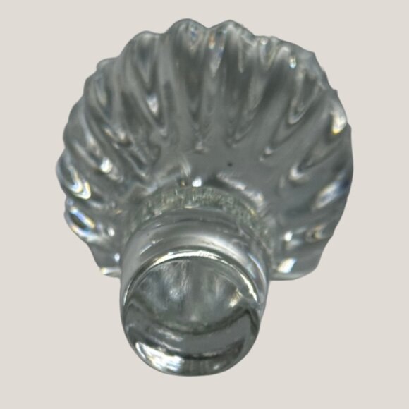 Elegant Vintage Crystal Whiskey Decanter w/ Stopper - Liquor Barware Decor - Picture 7 of 9